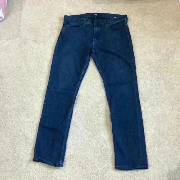 Paige federal high rise blue jeans in size 38 - Picture 1 of 8